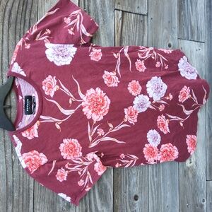 PacSun Los Angeles maroon & orange shirt size medium